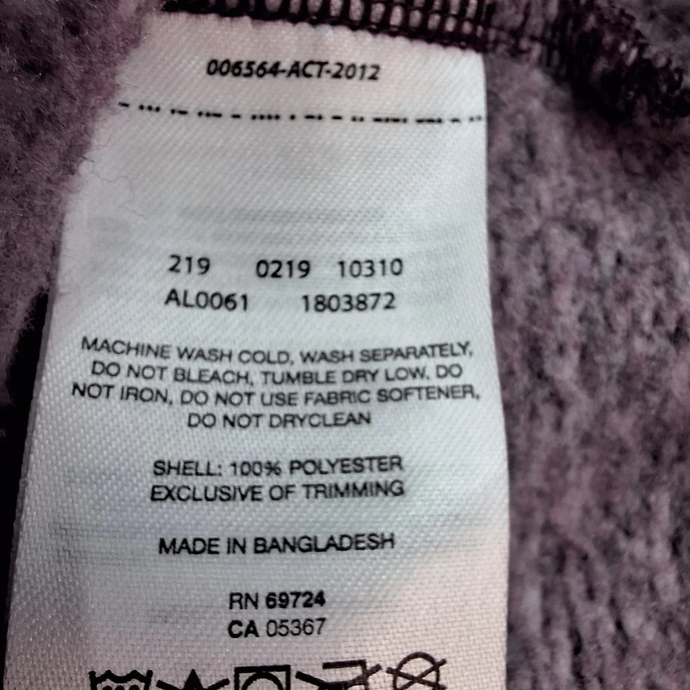 Columbia Sportswear Sweater Womens Medium Purple‎ Speckled Cowl Neck Oversized